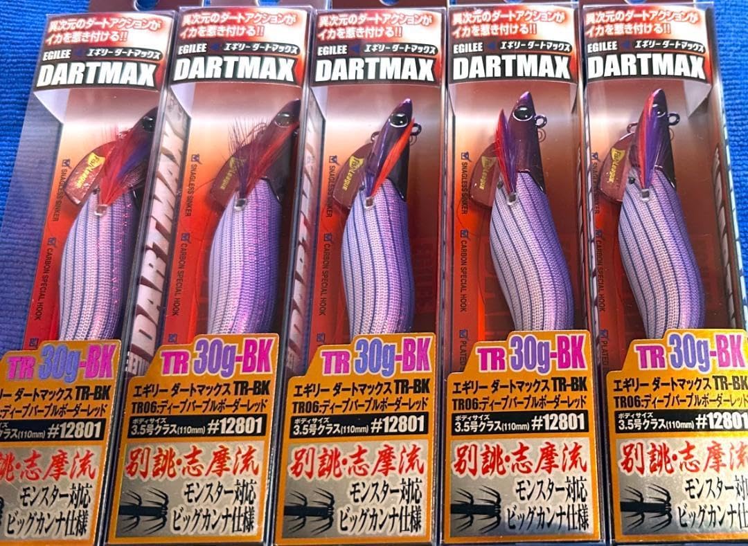 5本 TR06 ダートマックスTR30g-BK ディープパープルボーダー